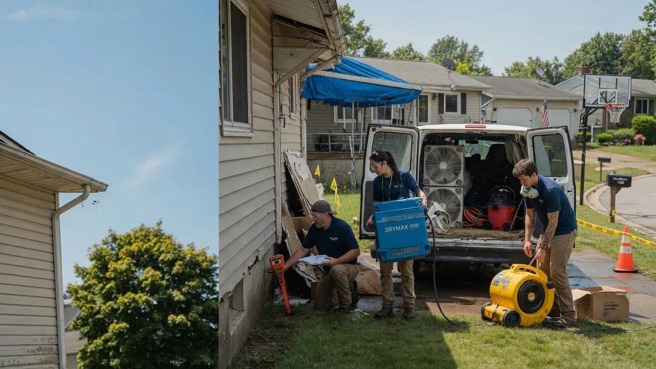 Ceiling Leak Cleanup in University City, MO near me