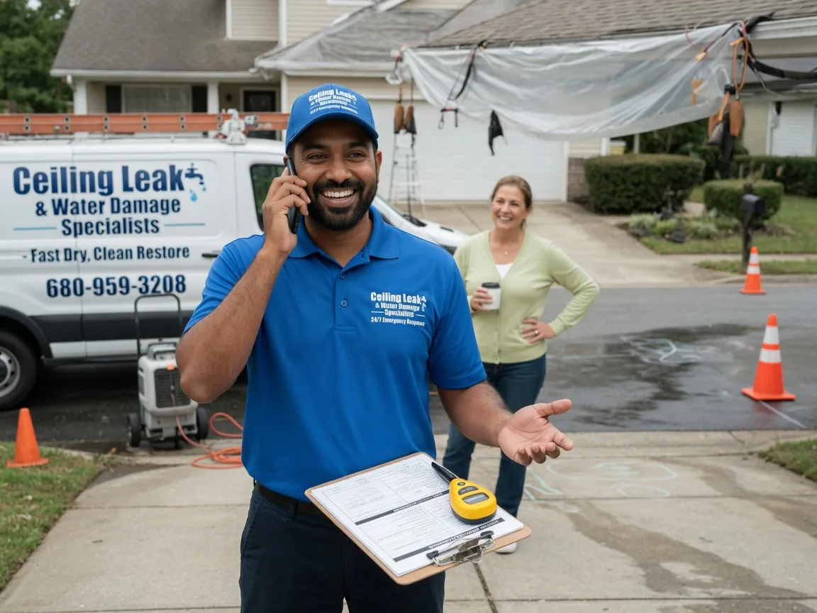 Ceiling Leak Cleanup University City, MO FAQs